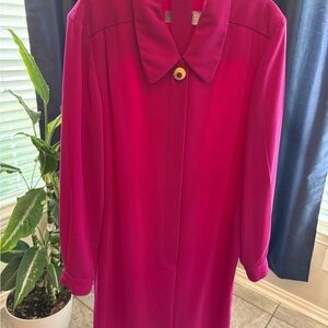 Liz Claiborne Fuchsia Long Sleeve Dress